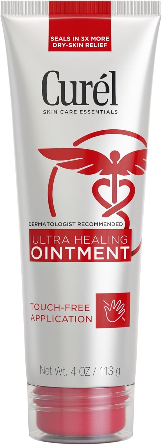 Curel Ultra Healing Ointment With Touch-Free Applicator, 4 fl oz